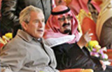 Georg. W. Bush und der Bruder von BinLaden